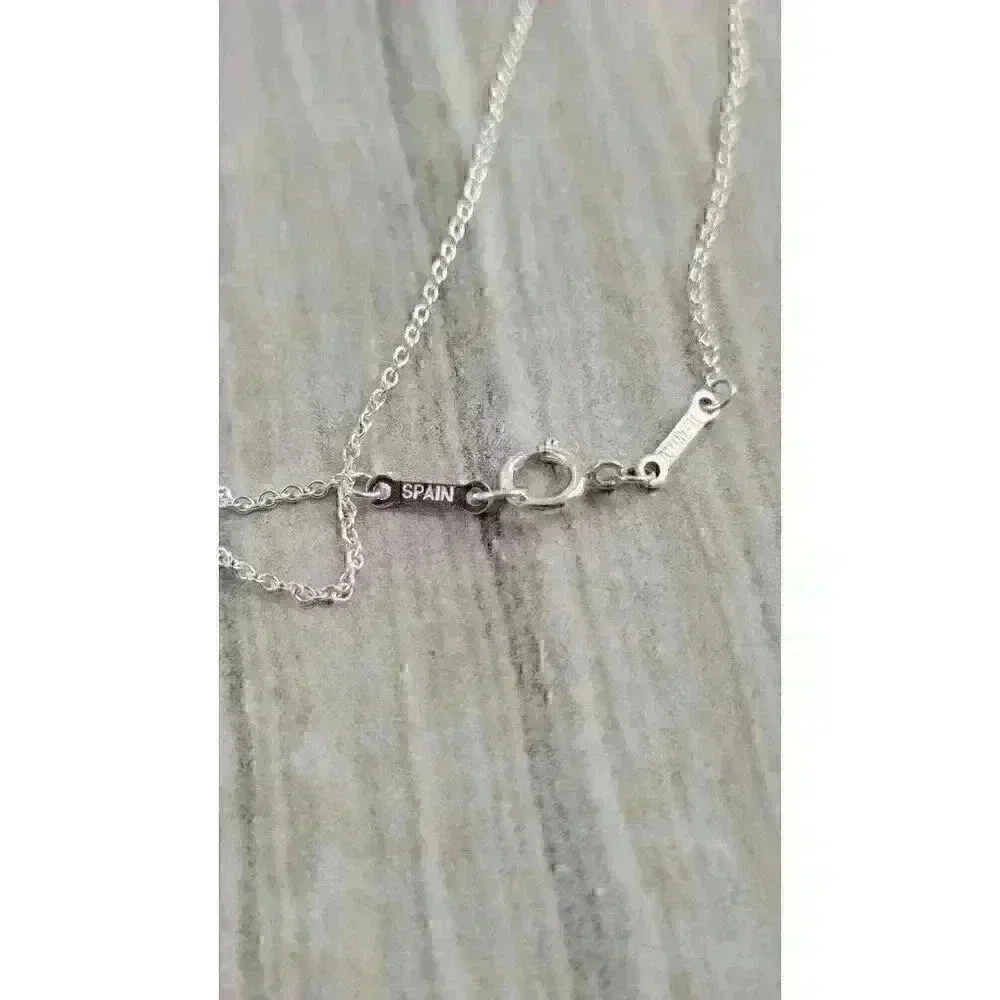 Tiffany & Co Sterling Silver Elsa Peretti Round Pendant Necklace 24mm - Picture 9 of 11